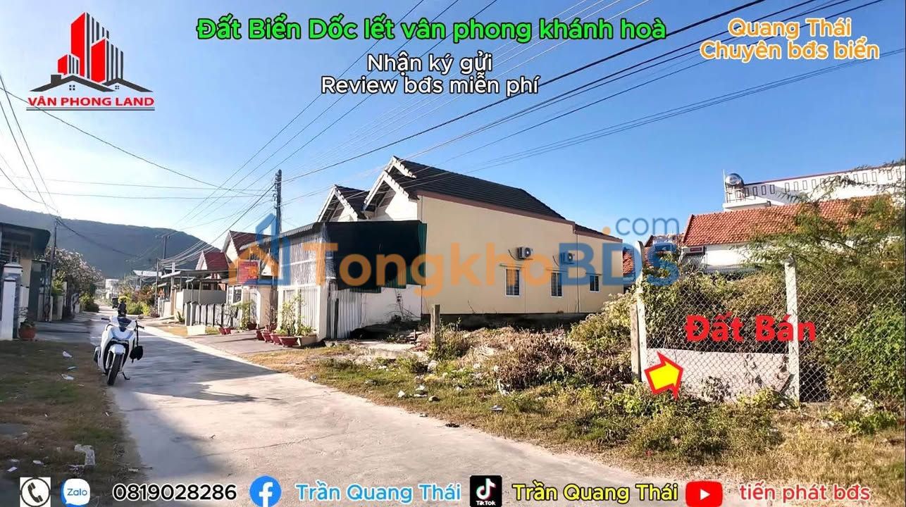 Đất biển Dốc Lết 112m² (1.x Tỷ) - Hai Mặt Tiền Kinh Doanh, View Vịnh