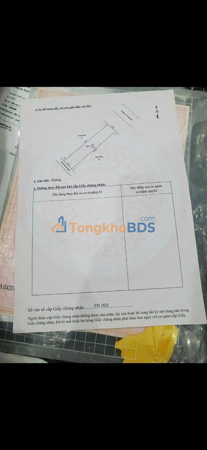 Bán Nền Thổ Cư 103.5m² Mặt Tiền Lê Trọng Tấn, Long Xuyên - Giá Tốt