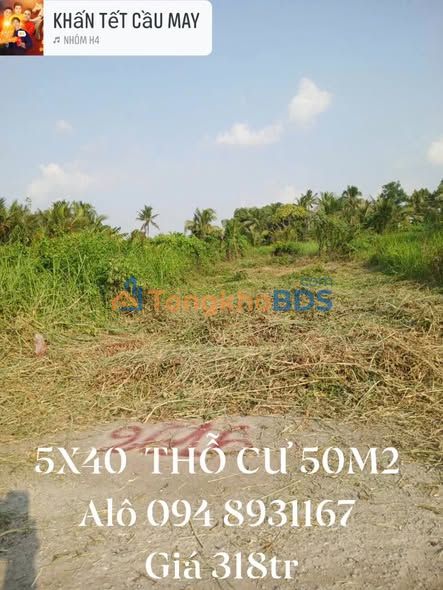 Đất Nền Giục Tượng, Kiên Giang - 200m² Giá 318 Triệu, View Sông