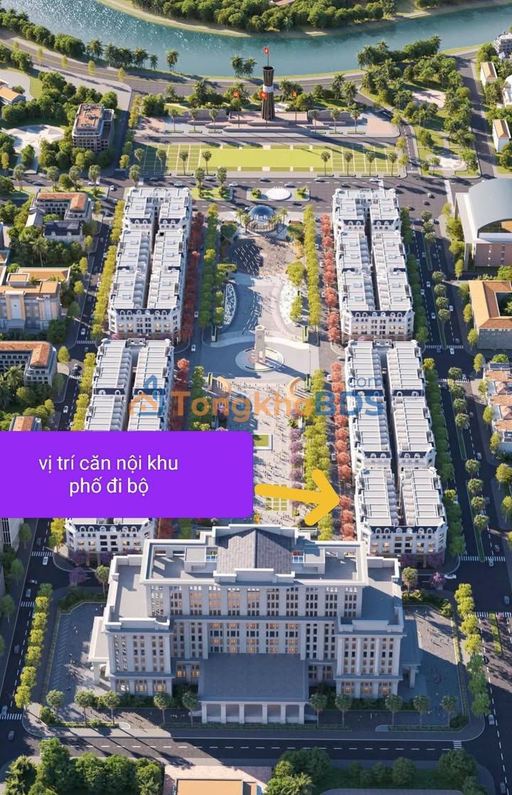 Nhà Phố Kinh Doanh Mặt Tiền 5m Phố Đi Bộ Thái Nguyên - 100m², 6 Tầng