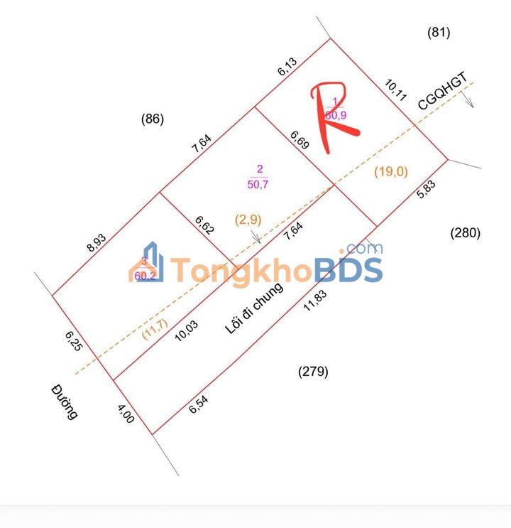 Bán Đất Nền Hưng Dũng, TP Vinh - 50.7m² & 60.2m² - Sẵn Sổ Hồng