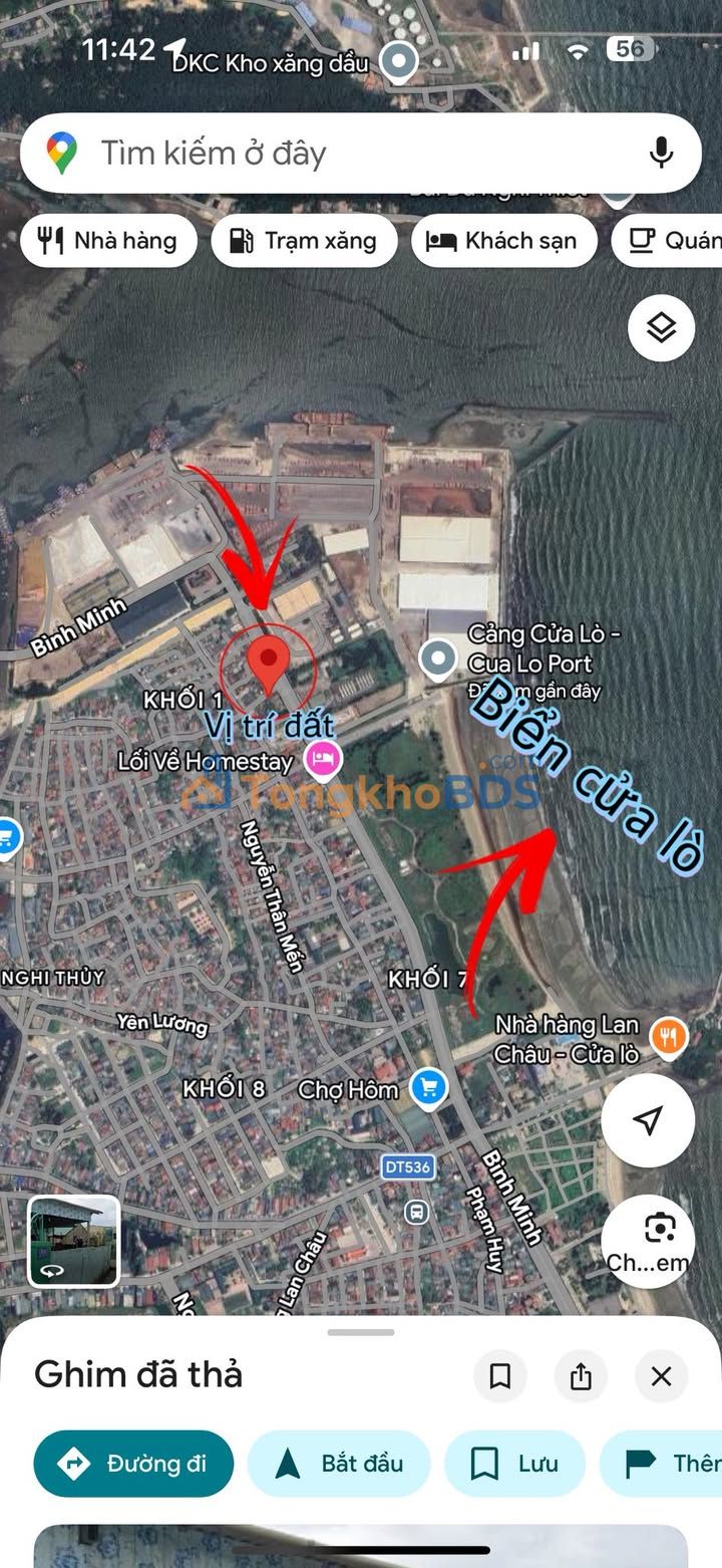 Đất Nền Mặt Tiền Bình Minh, Nghi Thủy - 203.5m² Giá 5 Tỷ, Sát Biển Cửa Lò