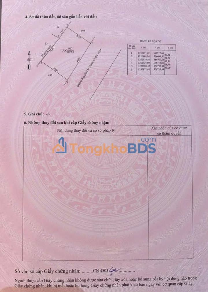 Đất Mặt Tiền Nguyễn Chí Thanh Nối Dài, Tây Ninh - 1200m² Giá Đầu Tư 11.2 Tỷ