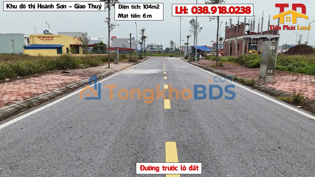 Đất nền 104m² Hướng Nam tại Khu đô thị Hoành Sơn - Giá thỏa thuận