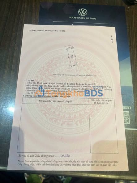 Đất Uy Nỗ Đông Anh 59.5m² giá 5.67 tỷ - Đầu tư dài hạn