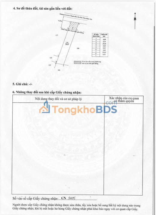 Đất thổ cư mặt tiền nhựa An Thạnh, Châu Thành, Tây Ninh - 210m² giá 930 triệu