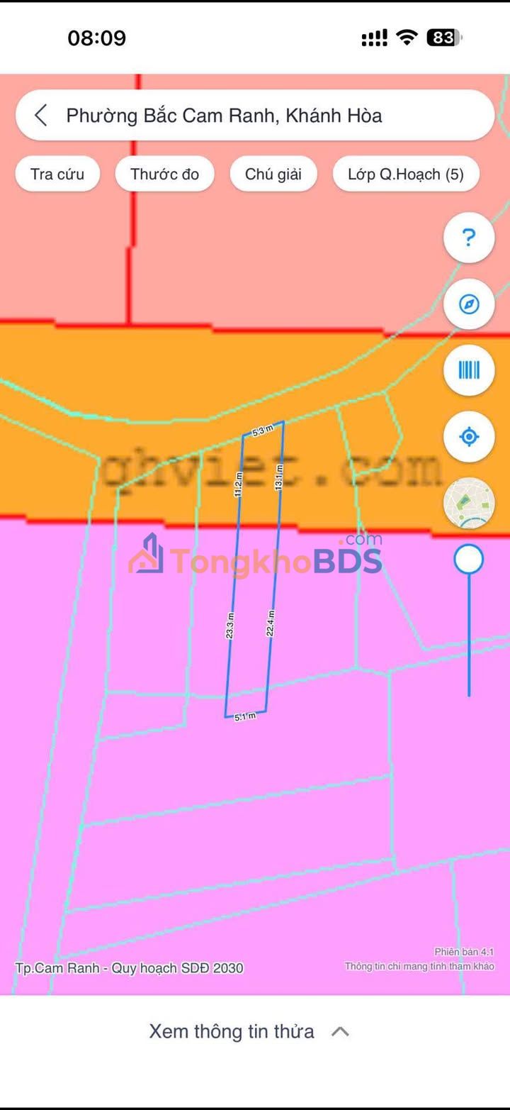 Bán Nhanh 2 Lô Đất Vàng Phường Bắc Cam Ranh - 118m² Thổ Cư