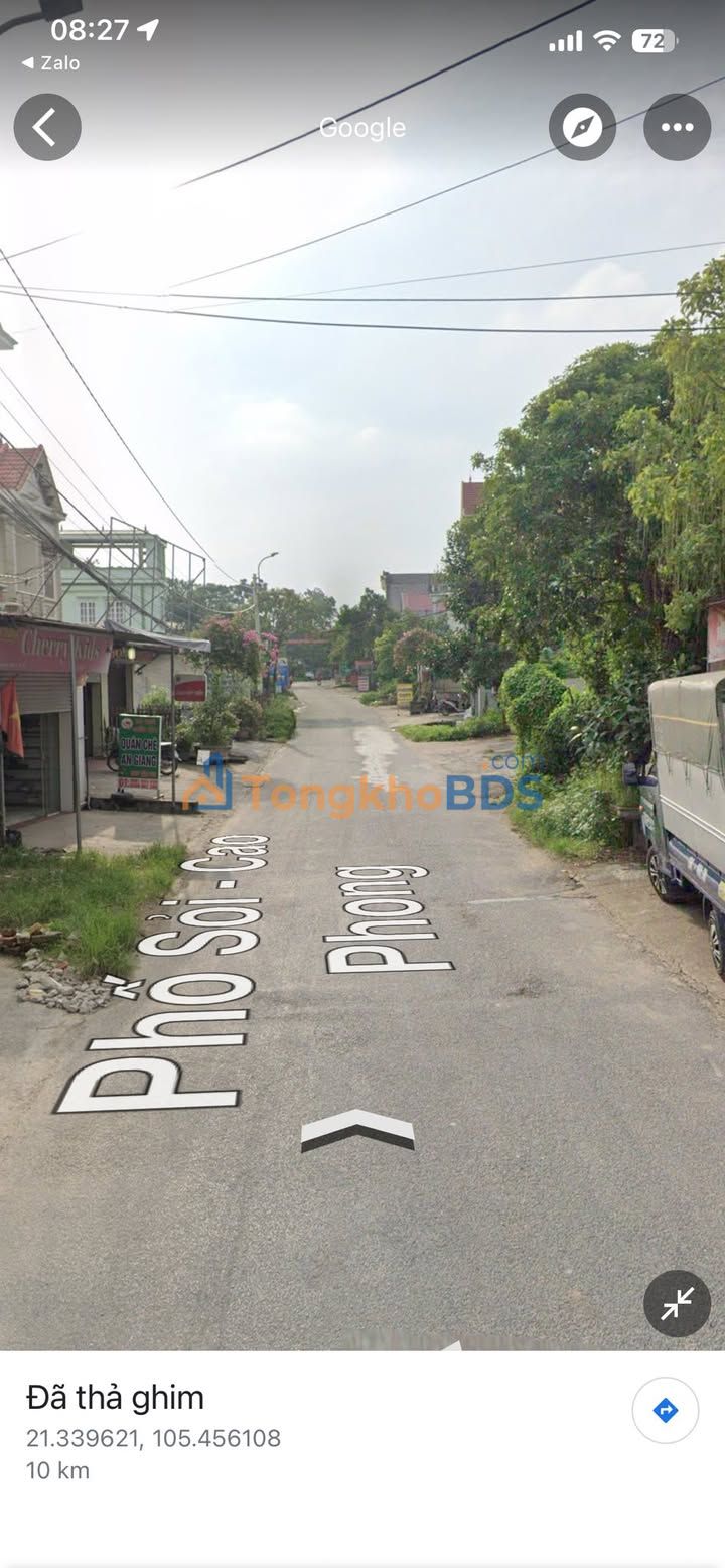 Đất nền Phố Sỏi, Cao Phong 133.8m² mặt tiền 6.73m - Kinh doanh đỉnh cao