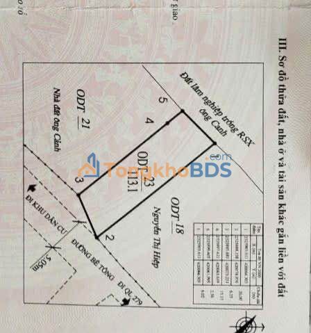 Đất nền Mạo Khê 113m² 1.4 tỷ - Sổ đỏ chính chủ
