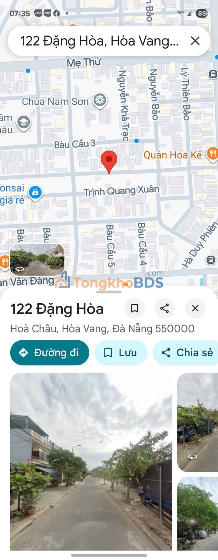 Nhà 100m² Mặt Tiền Đường Đặng Hòa, Quảng Nam - Lộ Giới 5m5, Đối Diện Công Viên