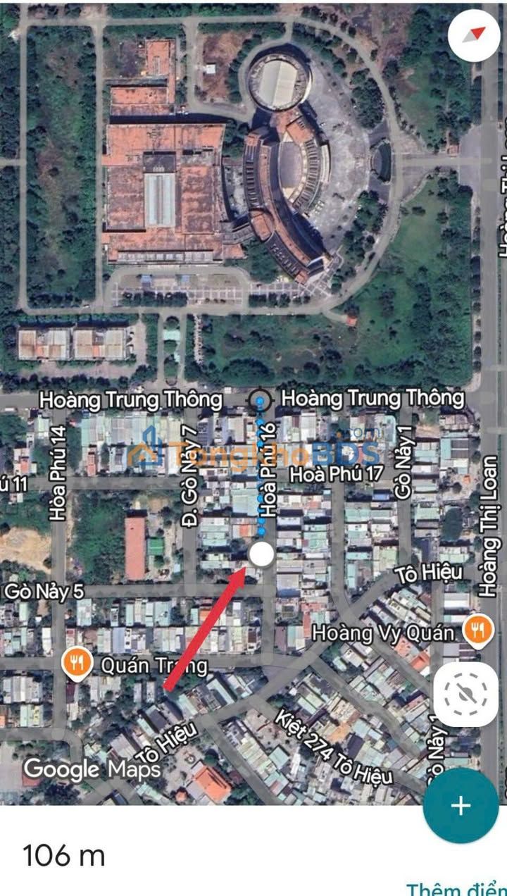 Đất Nền Kinh Doanh Mặt Tiền 5m5 - Ngay Bệnh Viện Ung Bướu Núi Thành 92.5m²