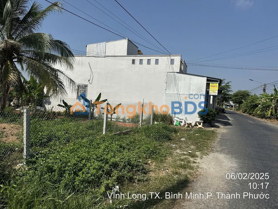 Bán nền 112m² thổ cư đường 2/9, Vĩnh Long - Giá 1.55 tỷ