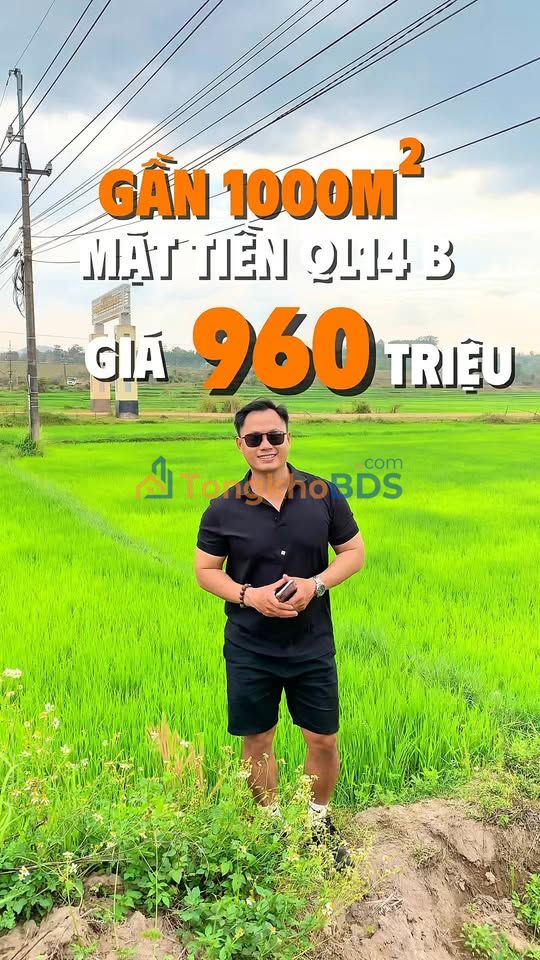 Đất nền Kon Tum Quốc lộ 14B 916m² 960 triệu - Chính chủ bán