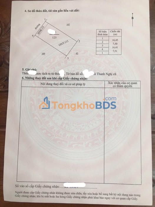 Đất nền Thanh Tân Thanh Liêm 123m² 1 tỷ - Sổ đỏ chính chủ