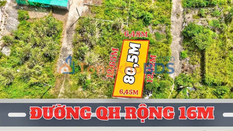 Đất nền Diên An 80,5m² giá 2,35 tỷ - Đường to ô tô