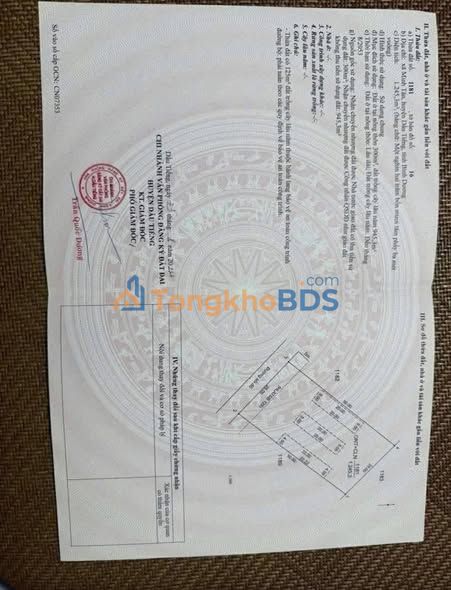 Đất Nền Sổ Riêng 1500m² Xã Minh Tân, Dầu Tiếng - Giá 1.5 Tỷ