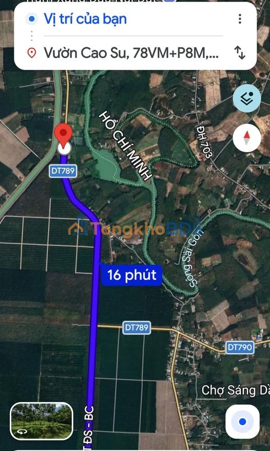 Đất Vườn Xã Bến Củi 75m² - 2 Mặt Tiền Sổ Hồng Giá 6 Tỷ