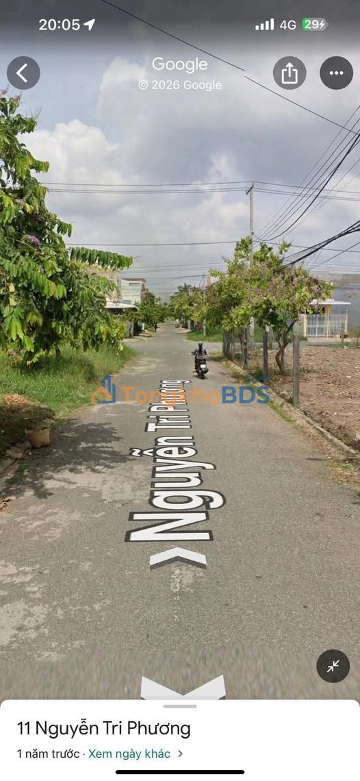 Bán đất nền 112m² Nguyễn Tri Phương, Phường 5, Bạc Liêu - Giá 9xx Triệu