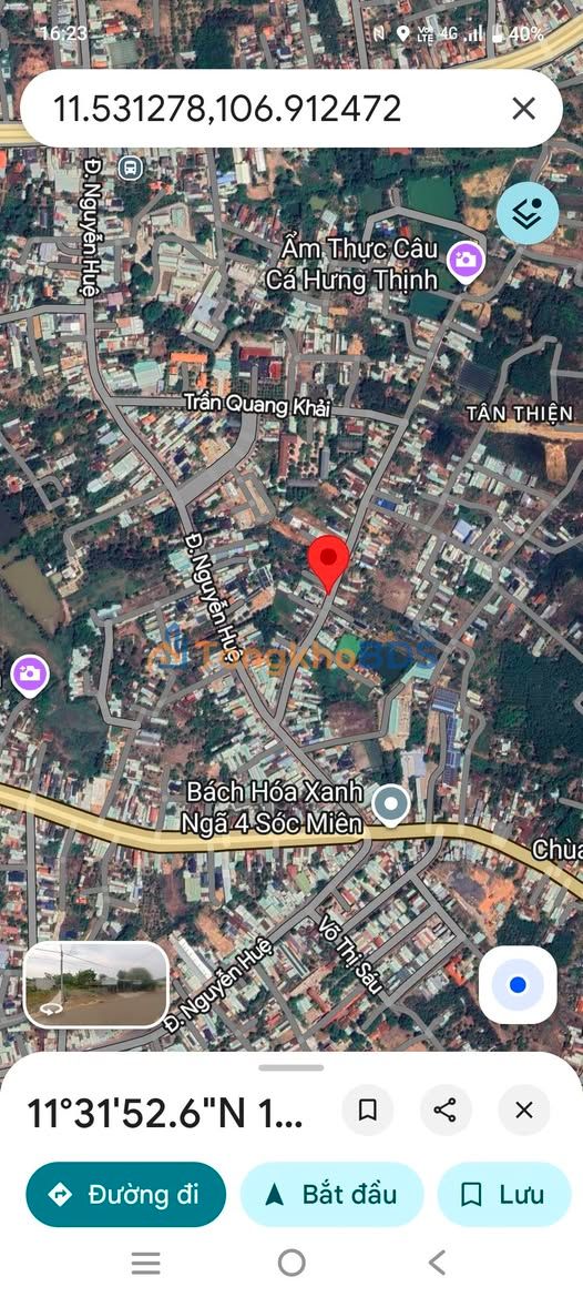 Đất Nền Góc 2 Mặt Tiền Tân Thiện, Đồng Xoài - 378.9m² - Giá Tốt