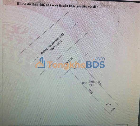 Bán Đất Nền 78m² Đường Trần Văn Sắc, Cần Thơ - Sổ Đỏ Thổ Cư 100%