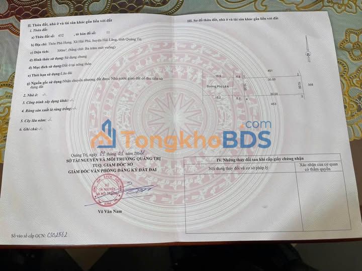 Đất nền mặt tiền Phú Lệ A, Đông Hà - Sẵn sàng xây nhà nghỉ đón khách hành hương