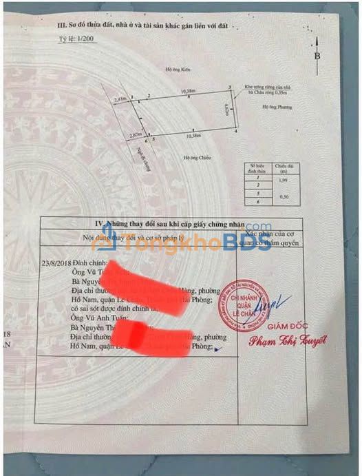 Nhà 55m² 3 Tầng Ngõ Kinh Doanh Hàng Kênh, Lê Chân, Hải Phòng - 4.5 Tỷ