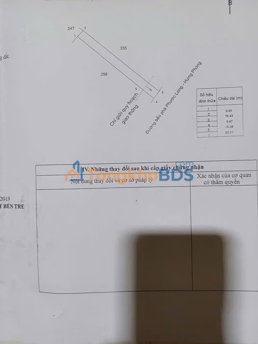 Bán Đất Mặt Tiền Giồng Trôm Bến Tre 512m² - Giá Tốt 1.2 Tỷ