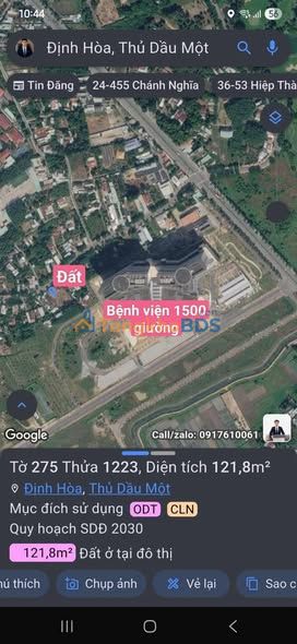 Nhà Mặt Tiền ĐX082 Thủ Dầu Một 119m² - Gần Bệnh Viện 1500 Giường