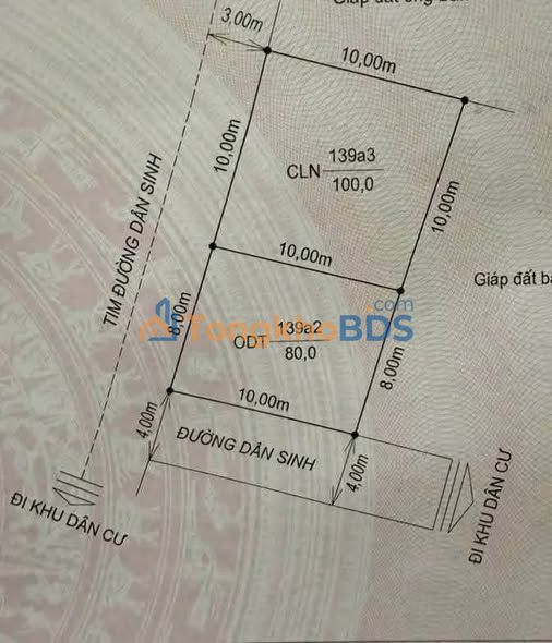 Bán đất 2 mặt tiền Tổ 10 Chiềng Sinh, Sơn La - 180m² sổ đỏ, giá 7xx triệu