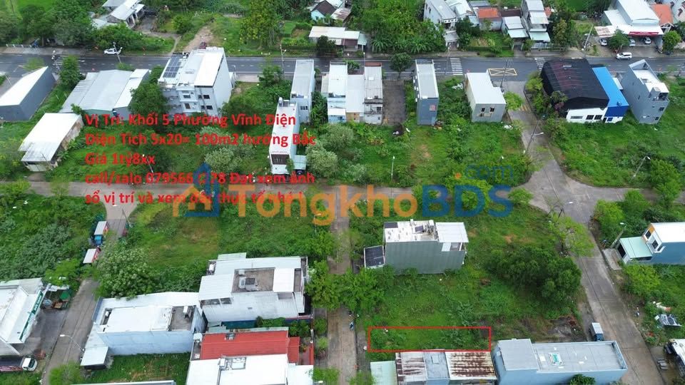 Bán Đất Vĩnh Điện, Điện Bàn 100m² - Sổ Đỏ Chính Chủ, Giá Tốt