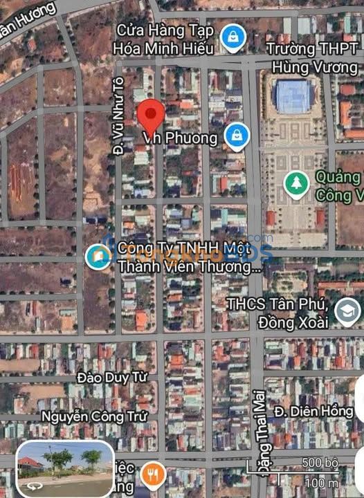 Đất Nền Nguyễn Hữu Cảnh, Đồng Xoài - 260m² Sổ Hồng Full Thổ Cư