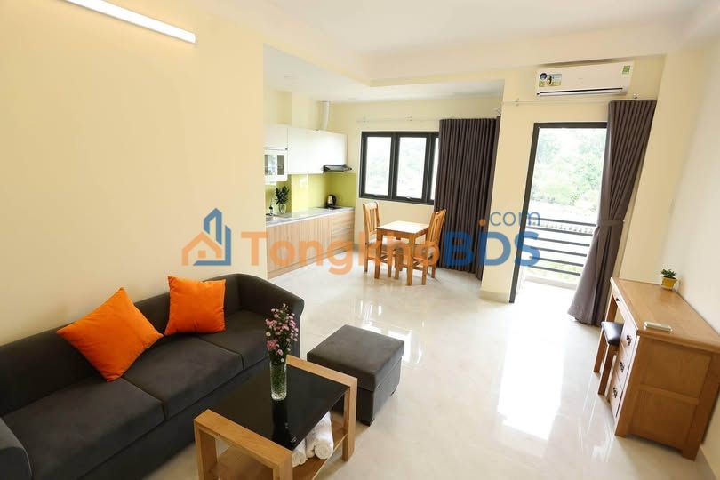 Cho thuê căn hộ full nội thất Q. Bình Thạnh, MT đường lớn