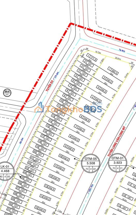 Bán Đất Long Vân Quy Nhơn 100m² Sổ Hồng Sẵn Sàng - Hướng Tây Bắc