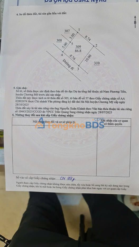 Bán Đất Xuân Mai 86m² - Sổ Đỏ Chính Chủ, Giá Tốt