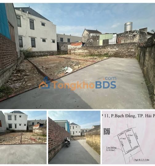 Đất Nền Ngũ Lão - Bạch Đằng, HP: Sổ Hồng Riêng, Giá Chỉ 7xx Triệu/Lô