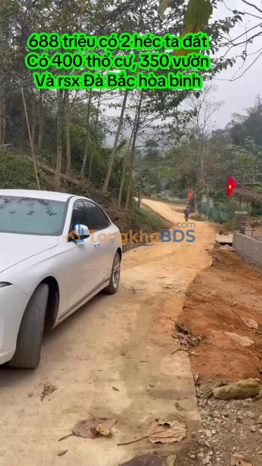 Bán Đất Vườn 2ha Giá 688 Triệu, Sẵn Nhà Ở Ngay Tại Đà Bắc, Hòa Bình
