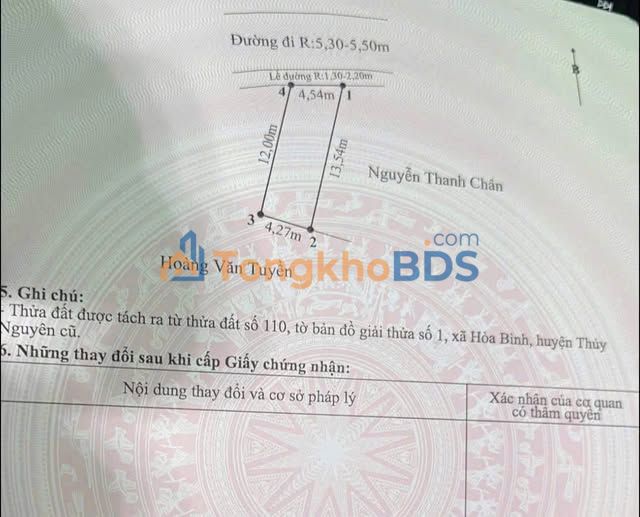 Đất Lô Góc TDP Hà Phú, Kiến An - 54.5m² - Phong Thủy Đẹp