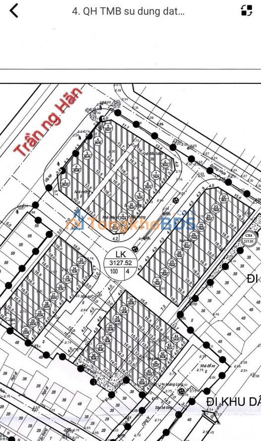 Bán Đất Tái Định Cư Bến Xe Niệm Nghĩa, Lê Chân - 72m² Hướng ĐN