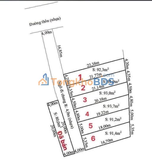 Đất nền An Lão, Hải Phòng 91m² - Đầu tư sinh lời ngay!