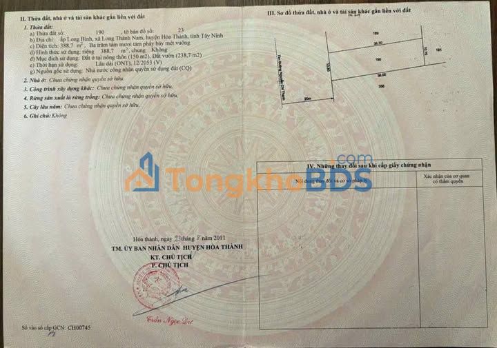 Đất Mặt Tiền Nguyễn Chí Thanh, Hòa Thành, Tây Ninh - 700m² Kinh Doanh Đa Ngành