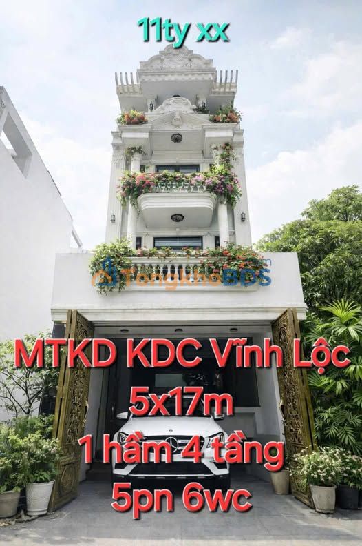 Nhà Mặt Tiền Kinh Doanh KDC Vĩnh Lộc, Bình Tân - 85m² - 11.5 Tỷ