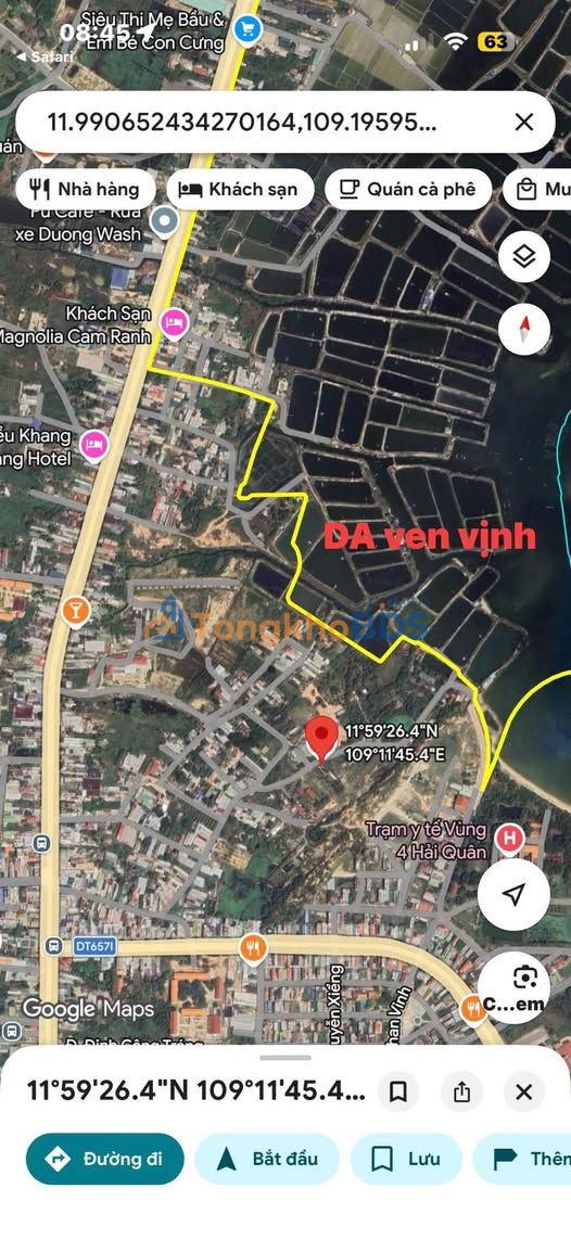 Đất nền Cam Nghĩa Cam Ranh 342m² 3,5 tỷ - Sổ đỏ