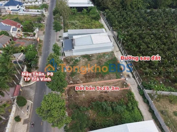 Đất nền 2 mặt tiền Mậu Thân, Trà Vinh - 126.5m² thổ cư, giá 1.7 tỷ