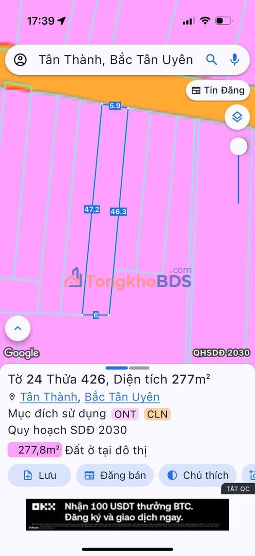 Đất Nền 600m² Đường 36 Bắc Tân Uyên - Sổ Hồng Sẵn Sàng Đầu Tư