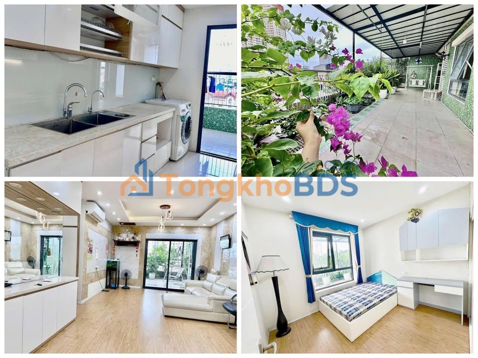 Penthouse Golk Silk Hà Đông - 150m² Sân Vườn Riêng, Full Nội Thất - 16 Triệu/Tháng