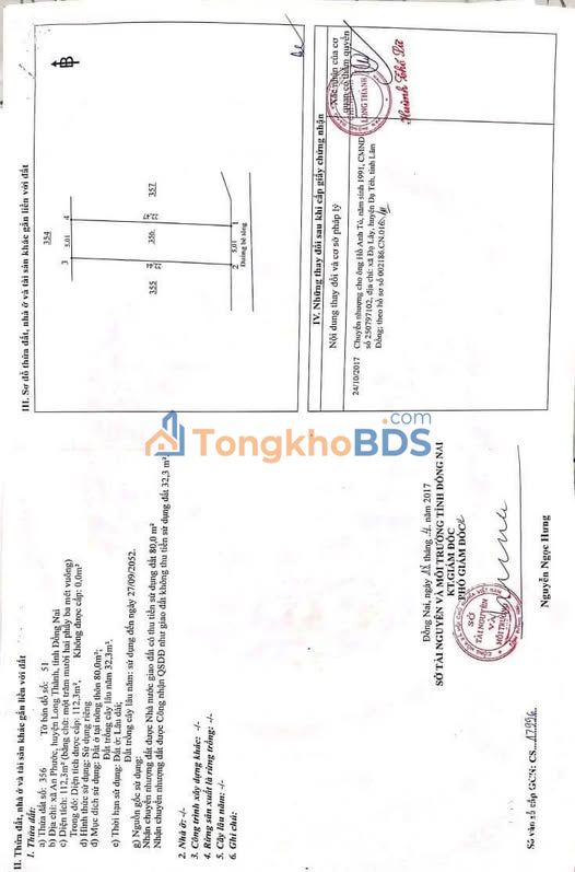 Đất nền An Phước Long Thành 80m² (thổ cư) - Giá 1.65 tỷ, Chính chủ
