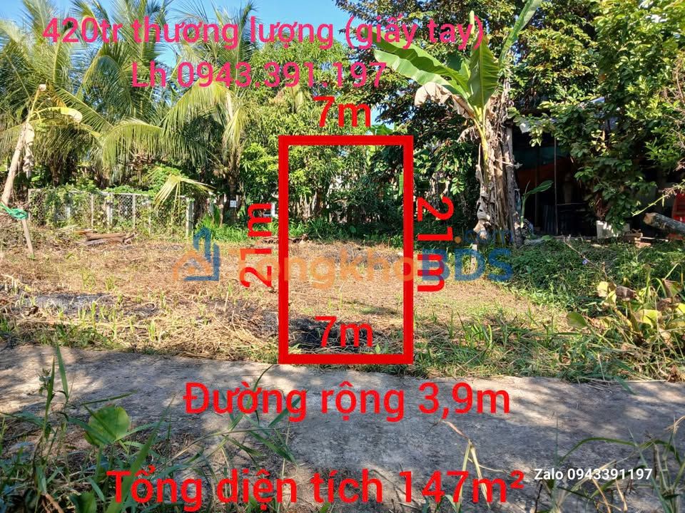 Đất Nền Châu Thành, Kiên Giang 147m² - Chính Chủ Bán Gấp Giá Tốt