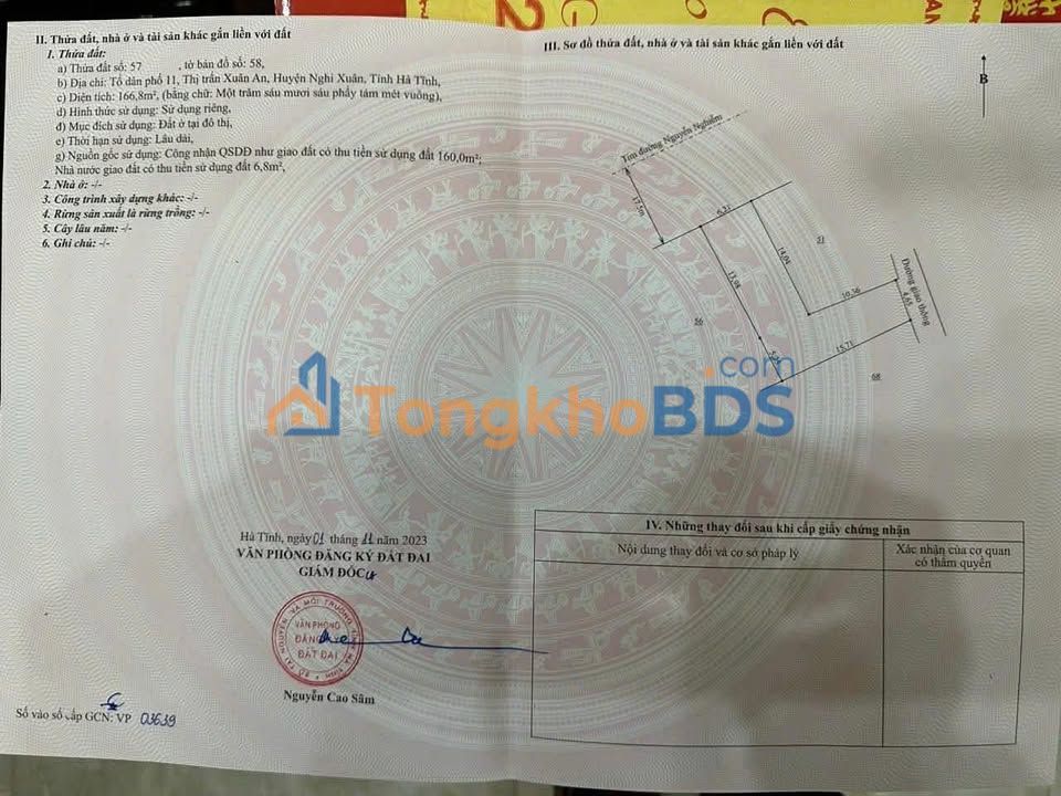 Đất Mặt Tiền Nguyễn Nghiễm, Xuân An - Kinh Doanh Sầm Uất, 124m², Sổ Đỏ