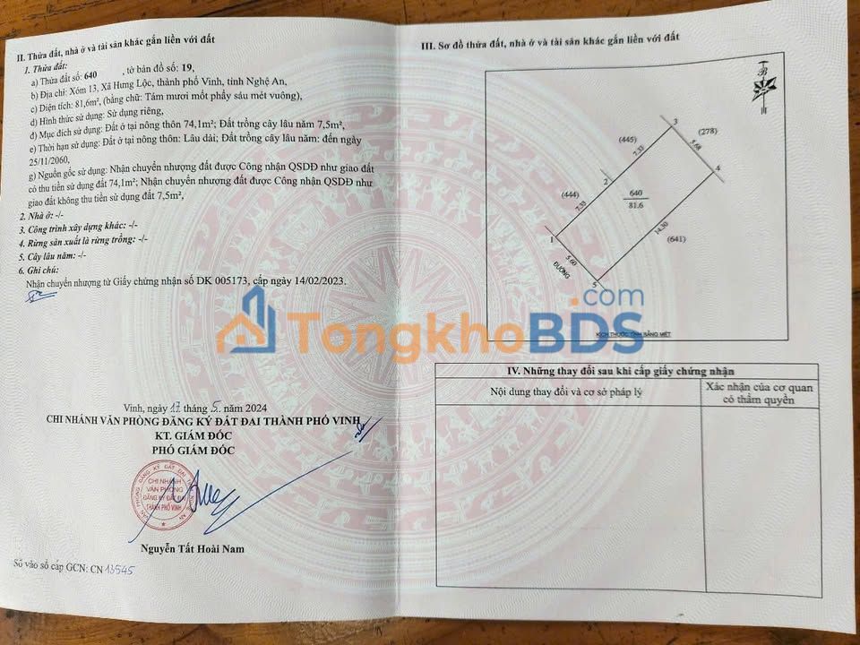 Bán Đất Hưng Lộc Vinh 86m² - Sổ Đỏ Chính Chủ, Giá 2.8 Tỷ