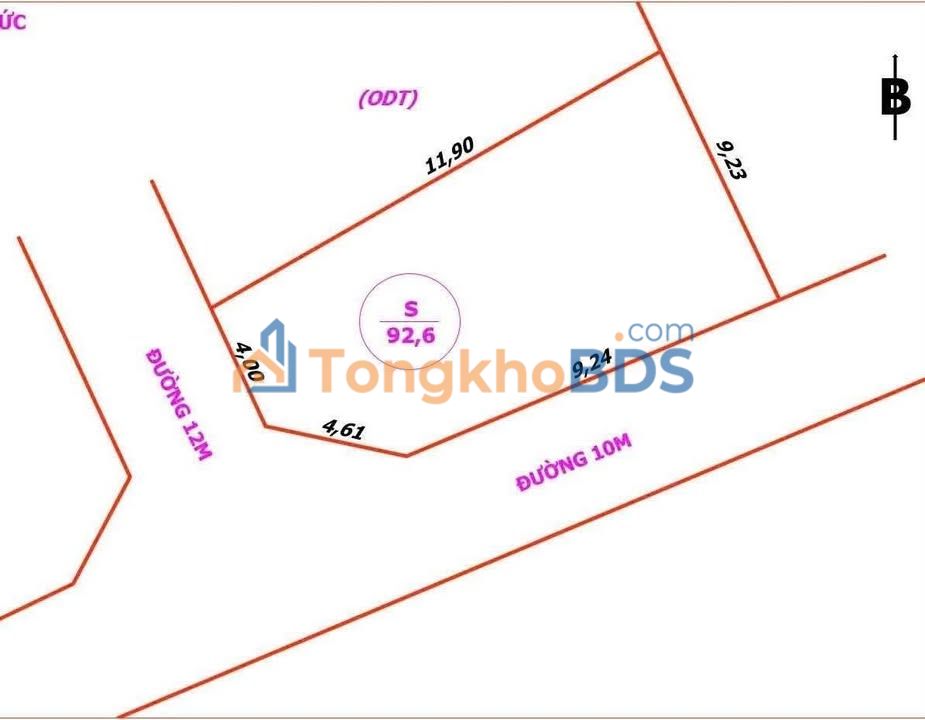 Đất Lô Góc Xuân Đồng, Vinh: 92.6m² - Kinh Doanh/Đầu Tư Hời